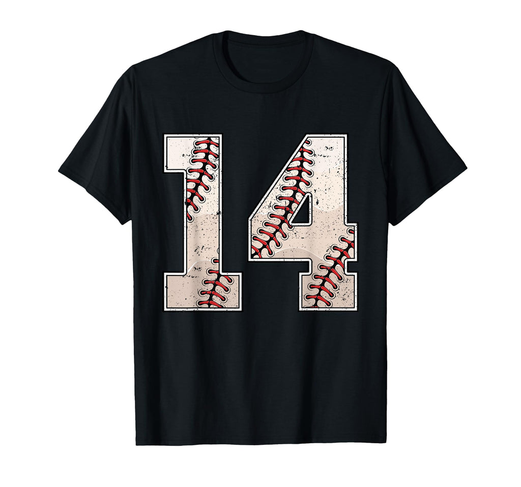 Baseball Birthday Fourteen 14 Years Old T-Shirt - Streetwear Style Unisex - T-Shirt, Sweatshirt, Hoodie