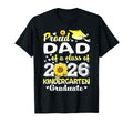 Proud Dad Class 2026 Graduate Flower T-Shirt - Graphic Print Men Women - T-Shirt, Sweatshirt, Hoodie