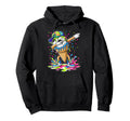 Dripping Soccer Dabbing Ice Cream Soccer Hoodie - Unique Graphic Unisex - T-Shirt, Sweatshirt, Hoodie