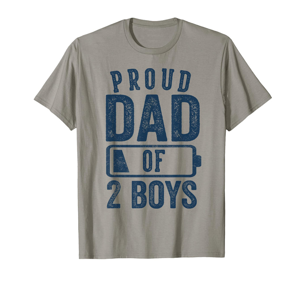 Proud Dad 2 Gifts Daddy Two Sons T-Shirt - Streetwear Style Unisex - T-Shirt, Sweatshirt, Hoodie