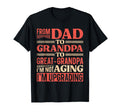 Dad Grandpa Great Grandpa Gift T-Shirt - Minimalist Print Men Women - T-Shirt, Sweatshirt, Hoodie