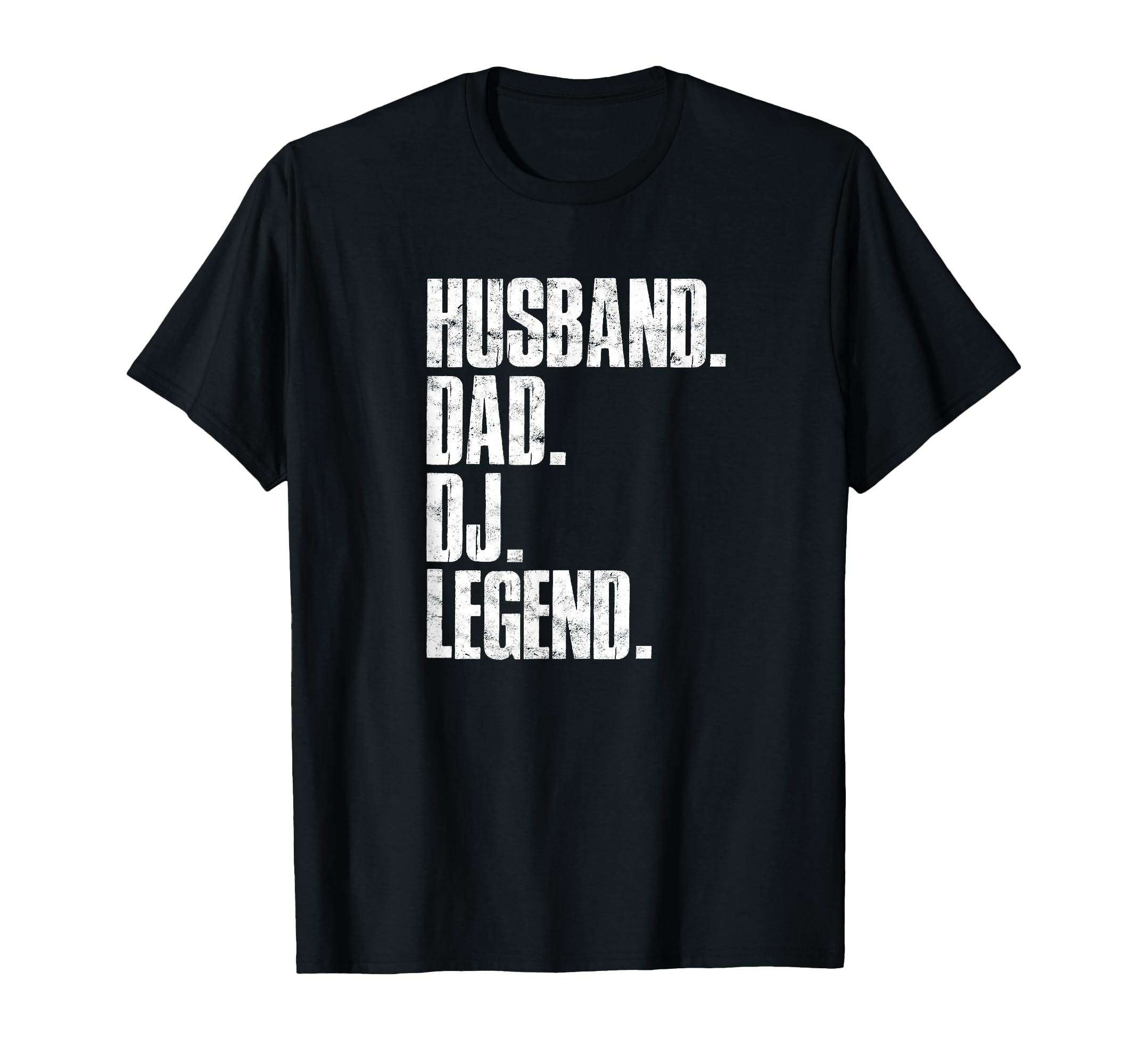 Husband Dad Dj Legend Music T-Shirt - Minimalist Print Men Women - T-Shirt, Sweatshirt, Hoodie