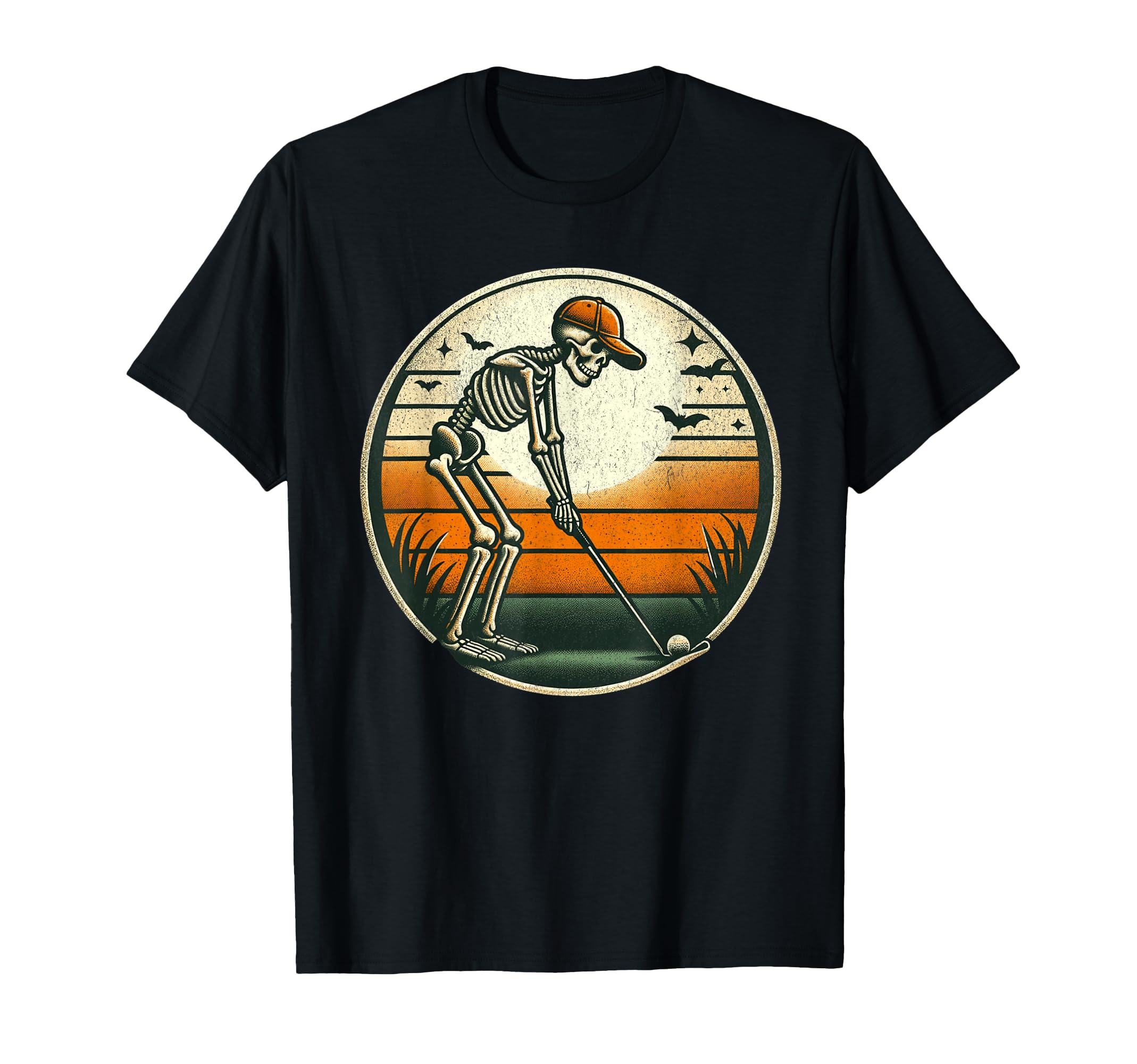 Skeleton Golf Halloween Golfer Golf T-Shirt - Streetwear Style Unisex - T-Shirt, Sweatshirt, Hoodie