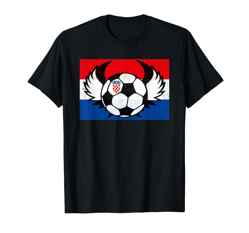 Croatia Football Flag Croatian Soccer T-Shirt - Minimalist Print Unisex - T-Shirt, Sweatshirt, Hoodie