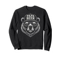Papa Beer Funny Dad Bear Drinking Sweatshirt - Novelty Apparel Men Women - T-Shirt, Sweatshirt, Hoodie