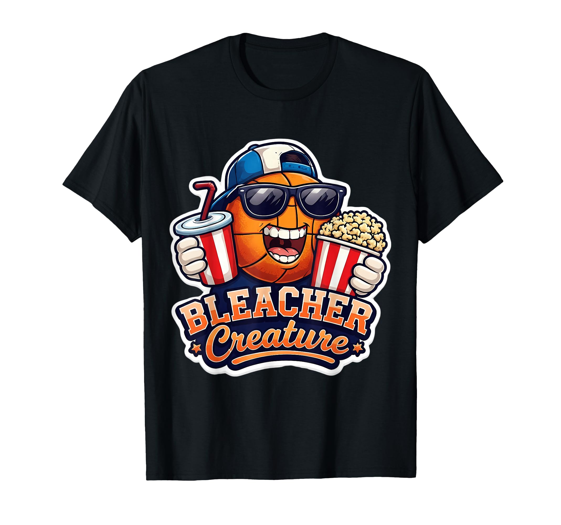 Bleacher Creature Basketball Fan Supporter T-Shirt - Trendy Graphic Unisex - T-Shirt, Sweatshirt, Hoodie