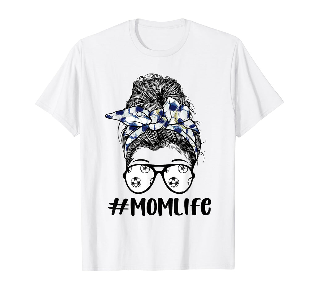 Mom Life Soccer Lover Mothers Day T-Shirt - Custom Art Print for Adults - T-Shirt, Sweatshirt, Hoodie