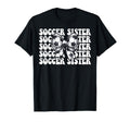 Soccer Sister Soccer Coquette Bow T-Shirt - Trendy Graphic Unisex - T-Shirt, Sweatshirt, Hoodie