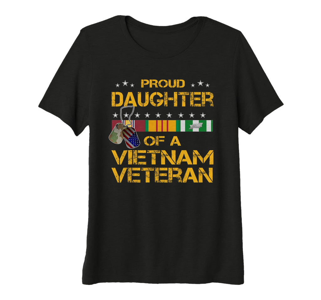 Daughter Vietnam Veteran Im Proud My Dad T-Shirt - Trendy Graphic Unisex - T-Shirt, Sweatshirt, Hoodie