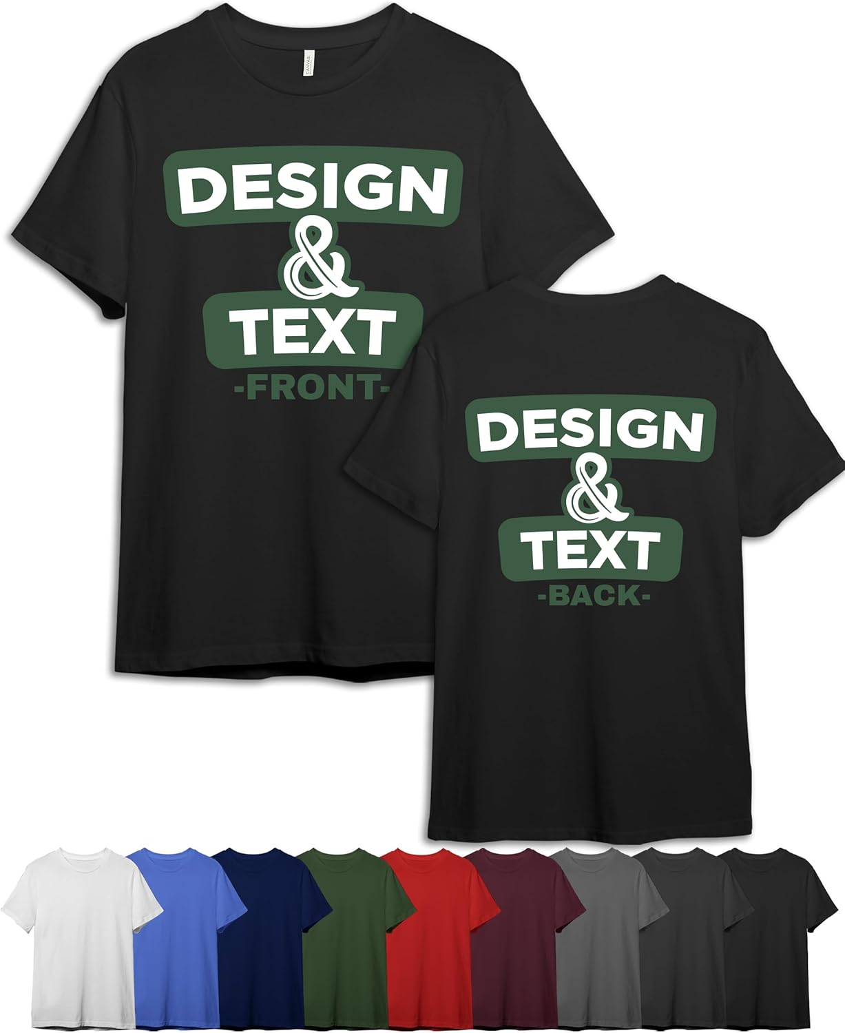 Bella Canvas Unisex Triblend Custom Design Your Own - Adult & Kids T-Shirts, Sweatshirts & Hoodies apparel design preview 1