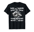 Daddy Daughter Fist Bump Matching Fathers T-Shirt - Unique Graphic Unisex - T-Shirt, Sweatshirt, Hoodie