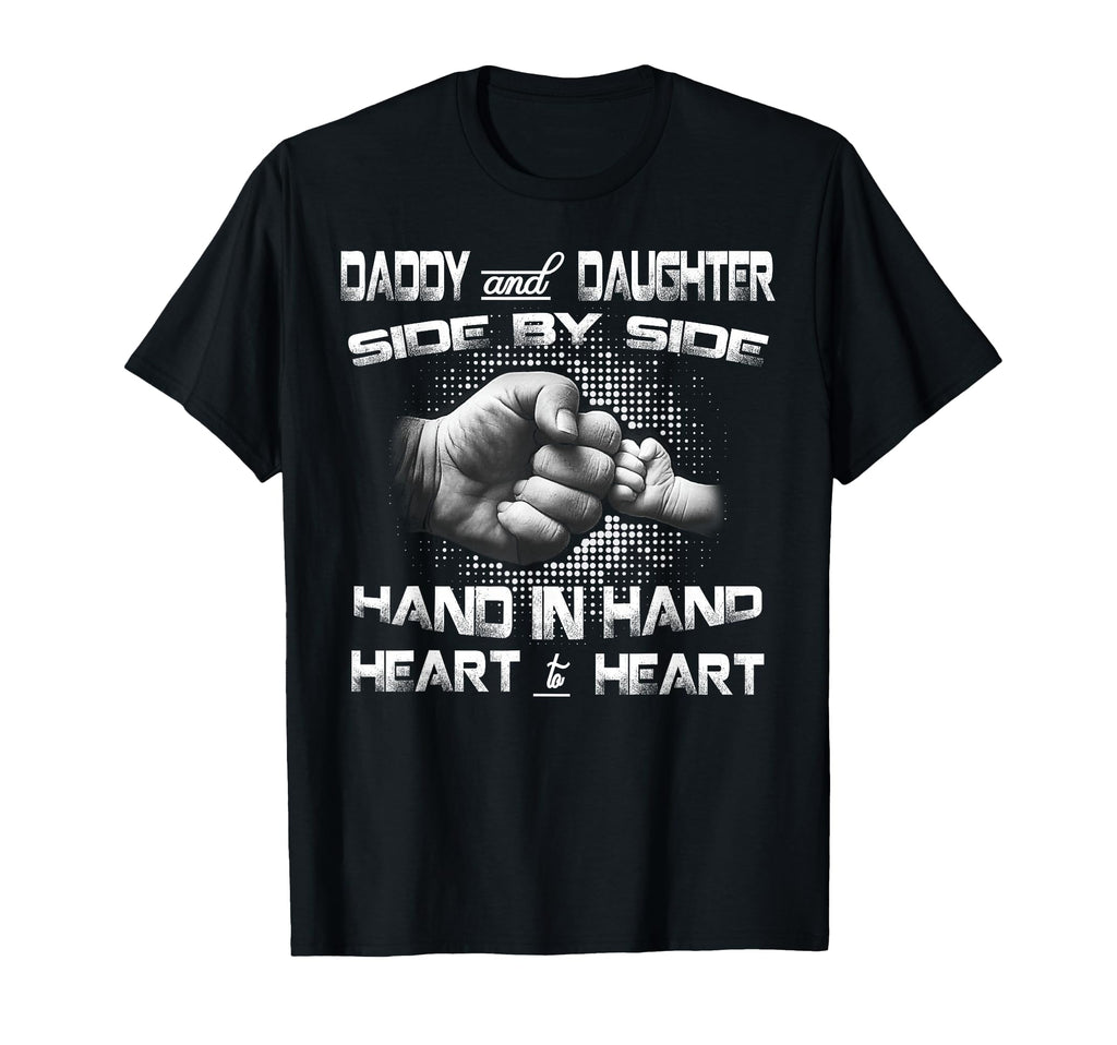 Daddy Daughter Fist Bump Matching Fathers T-Shirt - Trendy Graphic Unisex - T-Shirt, Sweatshirt, Hoodie
