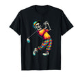 Skeleton Golf Halloween Golfer Golf T-Shirt - Custom Art Print for Adults - T-Shirt, Sweatshirt, Hoodie