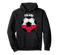 Poland Soccer Game Player Football Fan Hoodie - Minimalist Print Unisex - T-Shirt, Sweatshirt, Hoodie