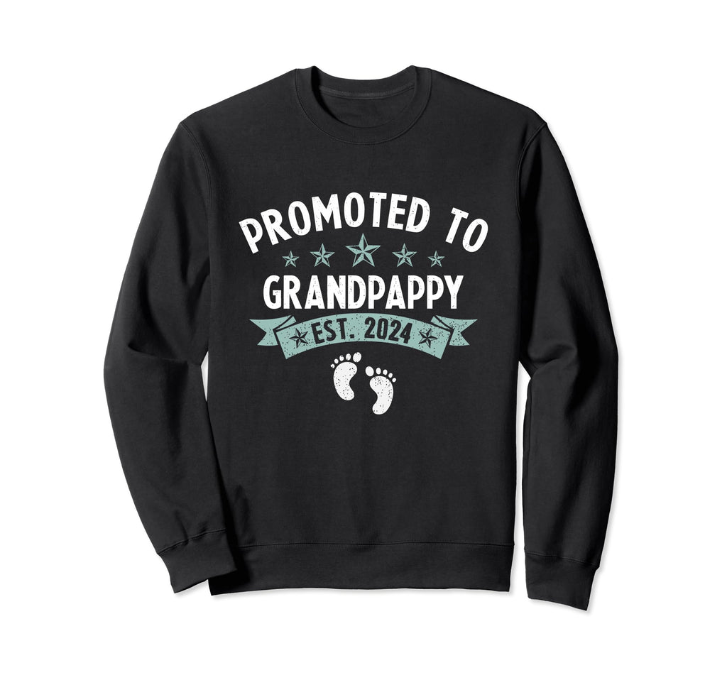 Promoted To Grandpappy Est 2024 Sweatshirt - Streetwear Style for Adults - T-Shirt, Sweatshirt, Hoodie