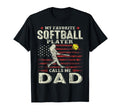 Fathers Day My Favorite Softball Player T-Shirt - Trendy Graphic Men Women - T-Shirt, Sweatshirt, Hoodie