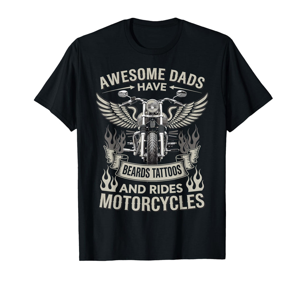 Dad Biker Funny Motorcycle Rider T-Shirt - Unique Graphic Unisex - T-Shirt, Sweatshirt, Hoodie
