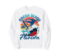 Cocoa Beach Florida Tropical Sweatshirt - Aesthetic Graphic for Adults - T-Shirt, Sweatshirt, Hoodie