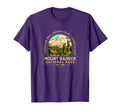 Mount Rainier National Park T-Shirt - Minimalist Print for Adults - T-Shirt, Sweatshirt, Hoodie