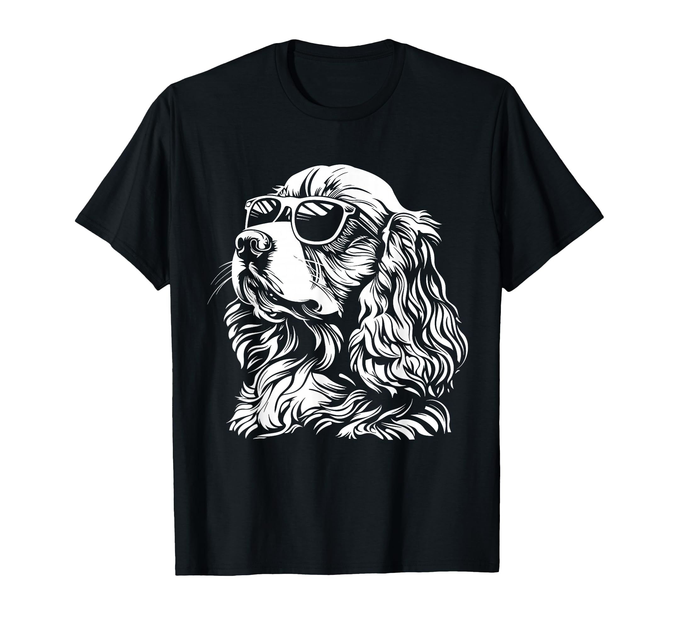 Cocker Spaniel Sunglasses Funny Dog T-Shirt - Fun Novelty Design Men Women - T-Shirt, Sweatshirt, Hoodie