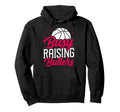 Basketball Bball Mom Busy Raising Hoodie - Minimalist Print for Adults - T-Shirt, Sweatshirt, Hoodie