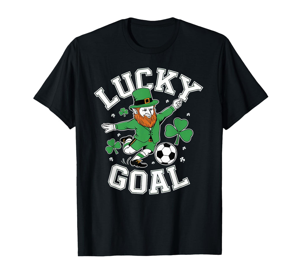 Lucky Goal Soccer Fan St Patricks Day T-Shirt - Fun Novelty Design Unisex - T-Shirt, Sweatshirt, Hoodie