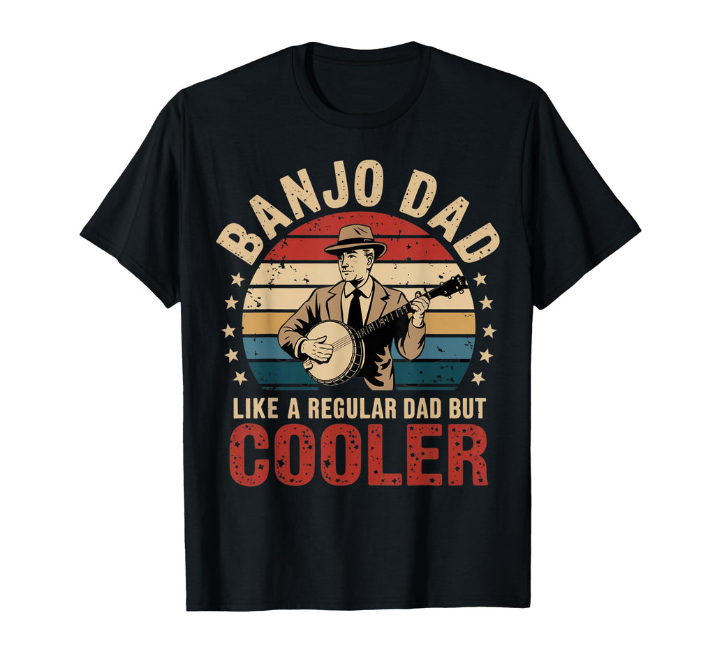 Banjo Teacher Player Dad Bluegrass T-Shirt - Casual Everyday Wear Unisex - T-Shirt, Sweatshirt, Hoodie
