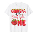 Grandma Berry Sweet One Strawberry First T-Shirt - Unique Graphic Unisex - T-Shirt, Sweatshirt, Hoodie