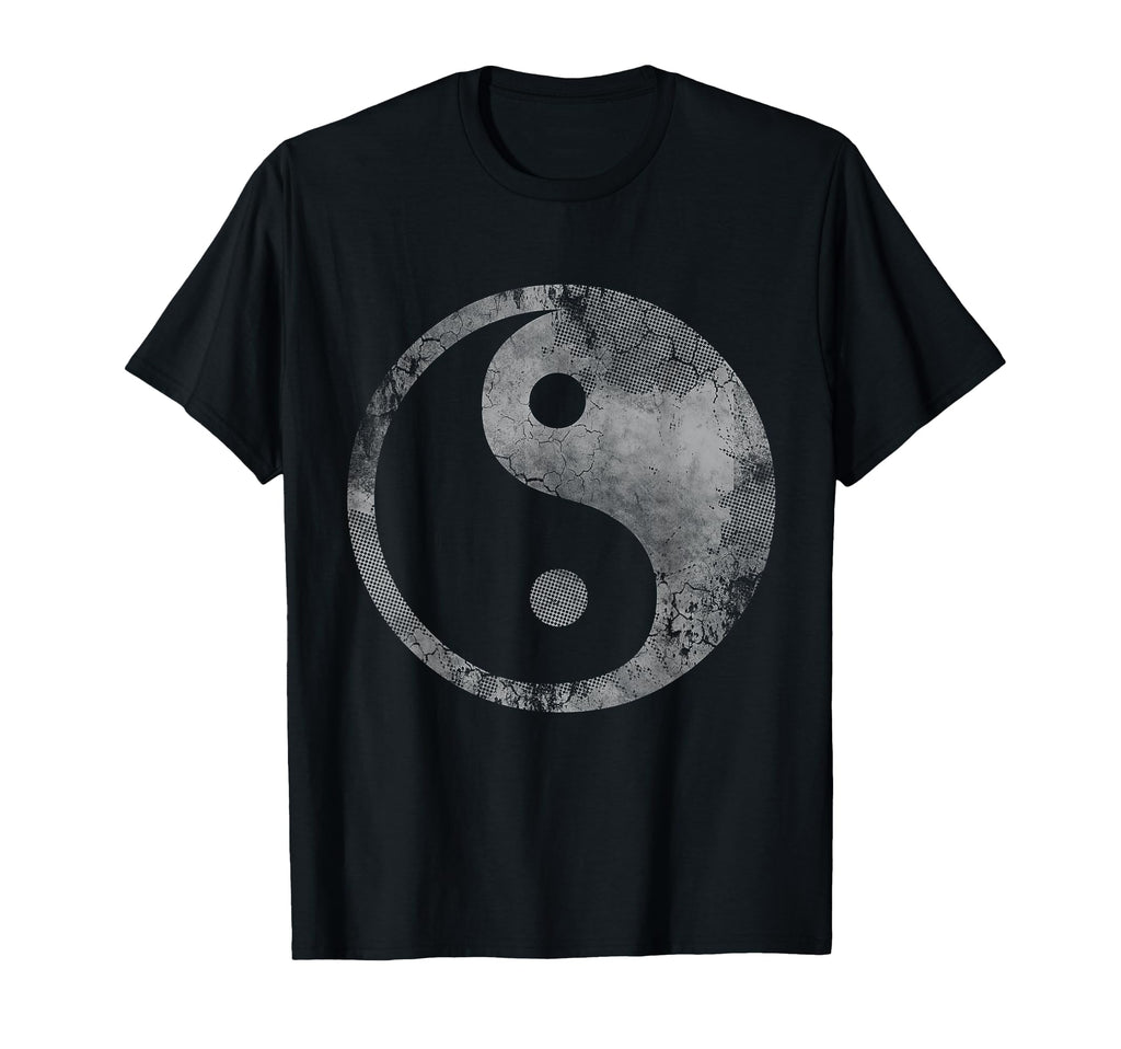 Yin Yang Taoist Taoism Tao Fade T-Shirt - Trendy Graphic for Adults - T-Shirt, Sweatshirt, Hoodie