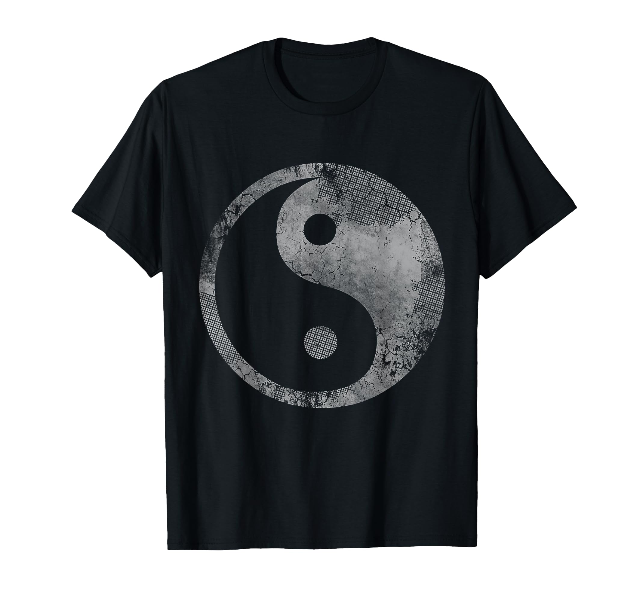 Yin Yang Taoist Taoism Tao Fade T-Shirt - Trendy Graphic for Adults - T-Shirt, Sweatshirt, Hoodie