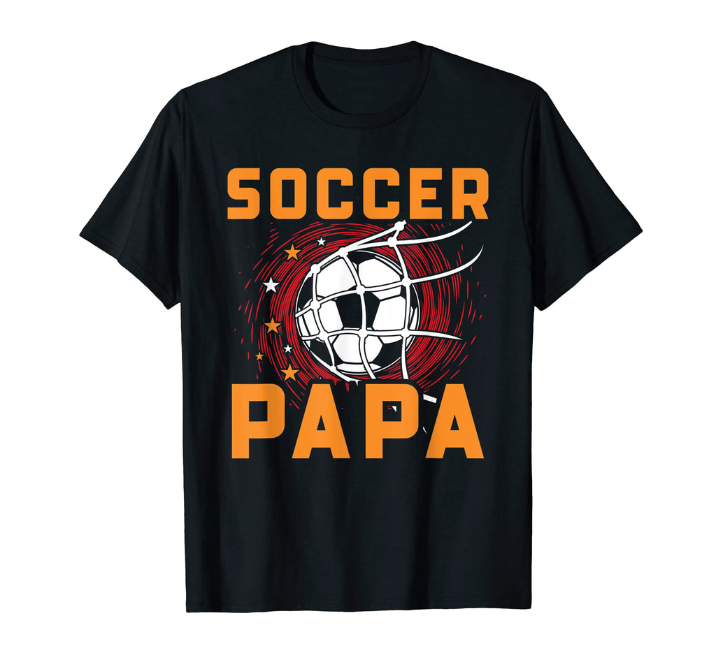 Mens Soccer Papa Soccer Player Dad T-Shirt - Trendy Graphic for Adults - T-Shirt, Sweatshirt, Hoodie