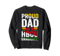 Proud Dad Hbcu Graduate Black Sweatshirt - Custom Art Print for Adults - T-Shirt, Sweatshirt, Hoodie
