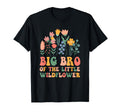 Big Bro Little Wildflower Birthday Party T-Shirt - Custom Art Print Unisex - T-Shirt, Sweatshirt, Hoodie