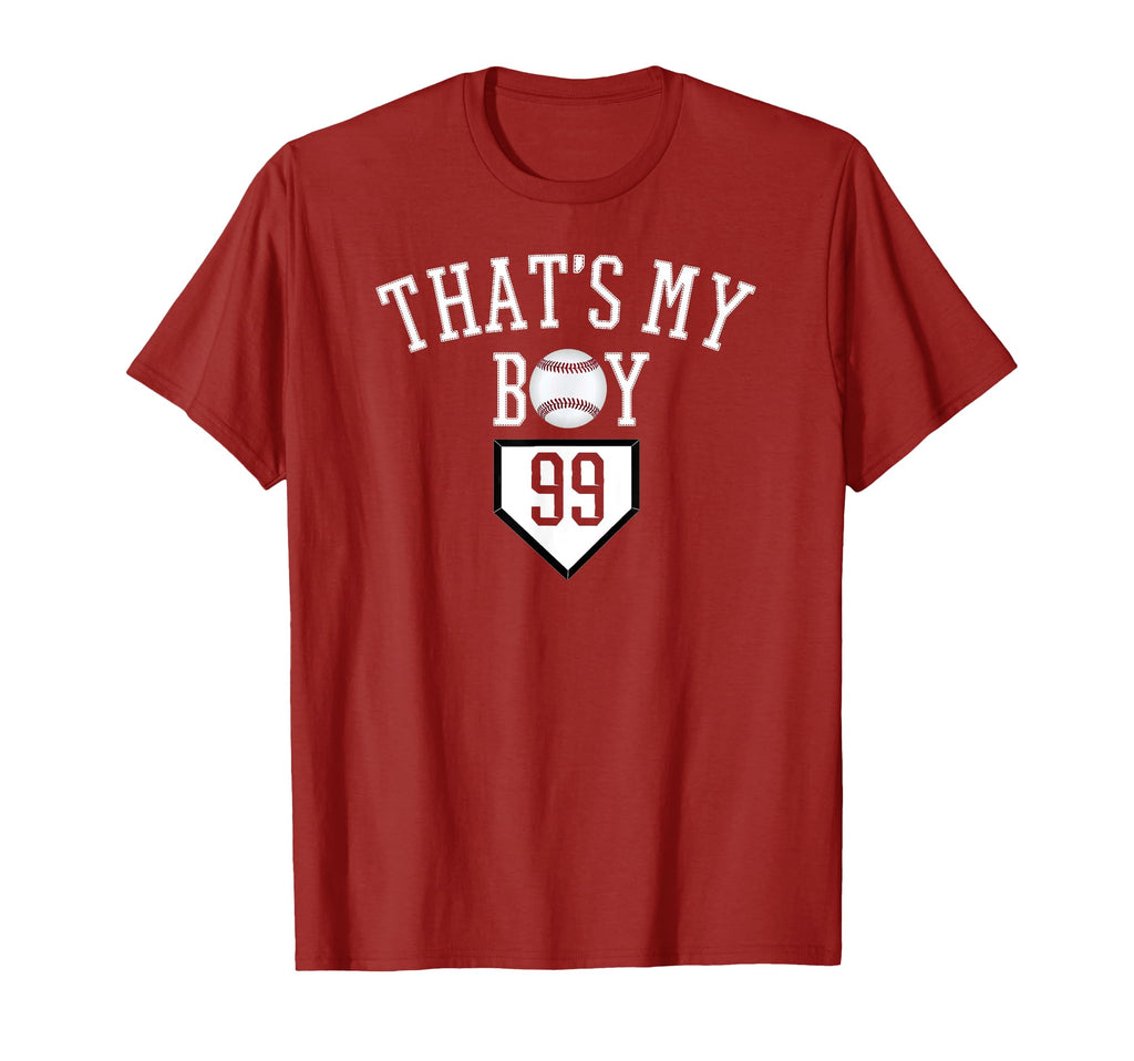 99 Thats My Baseball Number Baseball T-Shirt - Trendy Graphic Men Women - T-Shirt, Sweatshirt, Hoodie