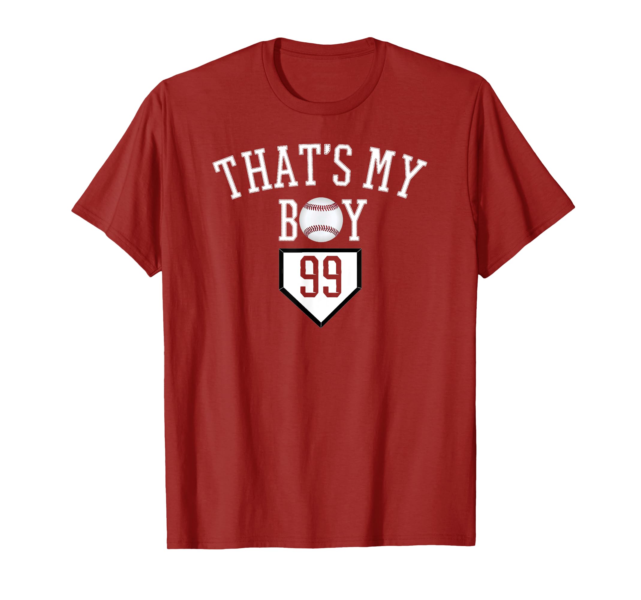 99 Thats My Baseball Number Baseball T-Shirt - Trendy Graphic Men Women - T-Shirt, Sweatshirt, Hoodie