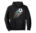Soccer Ball Streak Sports Football Hoodie - Custom Art Print Unisex - T-Shirt, Sweatshirt, Hoodie