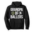 Grandpa Ballers Proud Volleyball Soccer Hoodie - Trendy Graphic Men Women - T-Shirt, Sweatshirt, Hoodie
