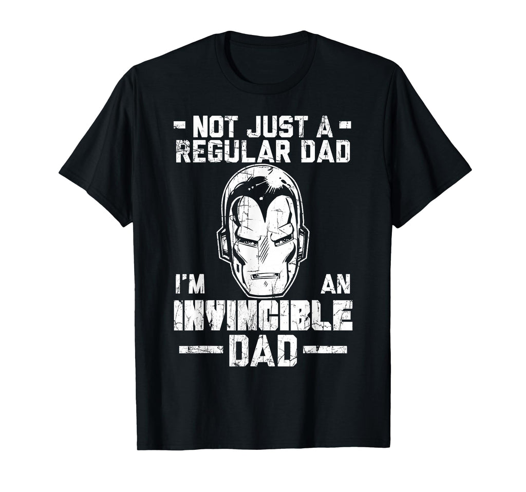 Marvel Fathers Day Iron Invincible Dad T-Shirt - Custom Art Print Unisex - T-Shirt, Sweatshirt, Hoodie