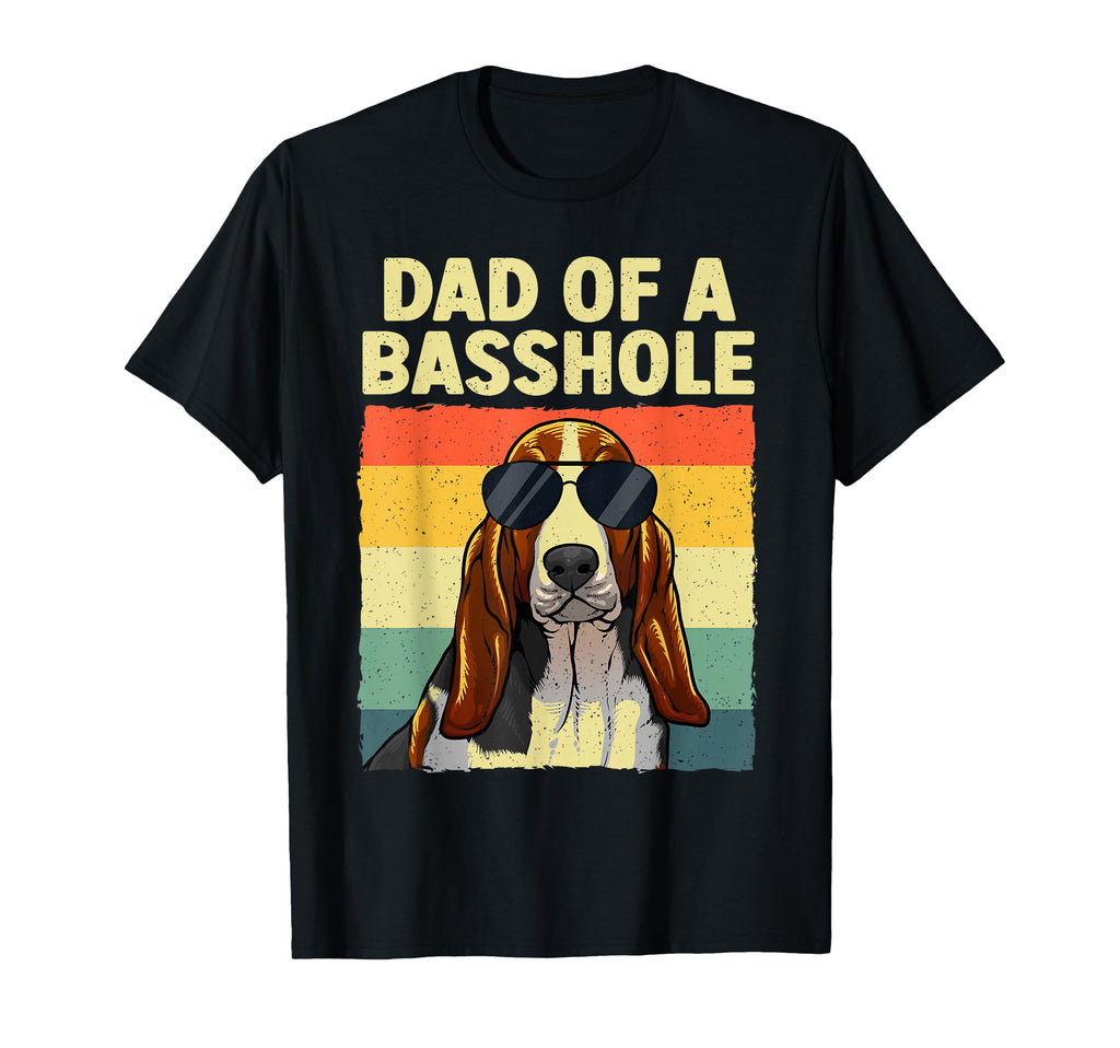 Basset Hound Dad Dog Basset Hound T-Shirt - Aesthetic Graphic for Adults - T-Shirt, Sweatshirt, Hoodie