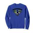Superman Soccer Shield Sweatshirt - Trendy Graphic Men Women - T-Shirt, Sweatshirt, Hoodie