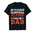 My Favorite Basketball Player Calls Me T-Shirt - Custom Art Print Unisex - T-Shirt, Sweatshirt, Hoodie