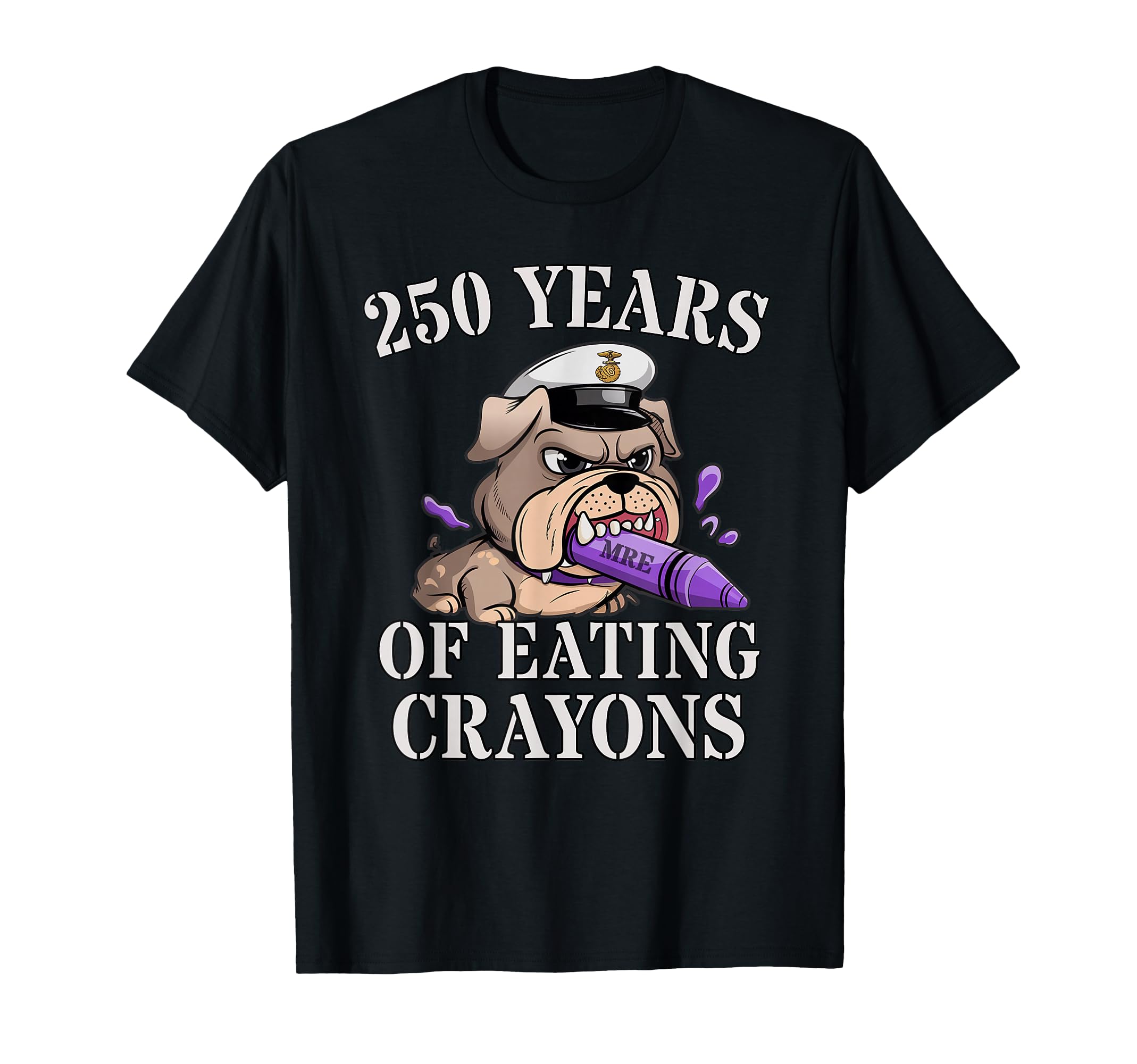 Sarcastic 250 Years Eating Crayons T-Shirt - Custom Art Print Unisex - T-Shirt, Sweatshirt, Hoodie