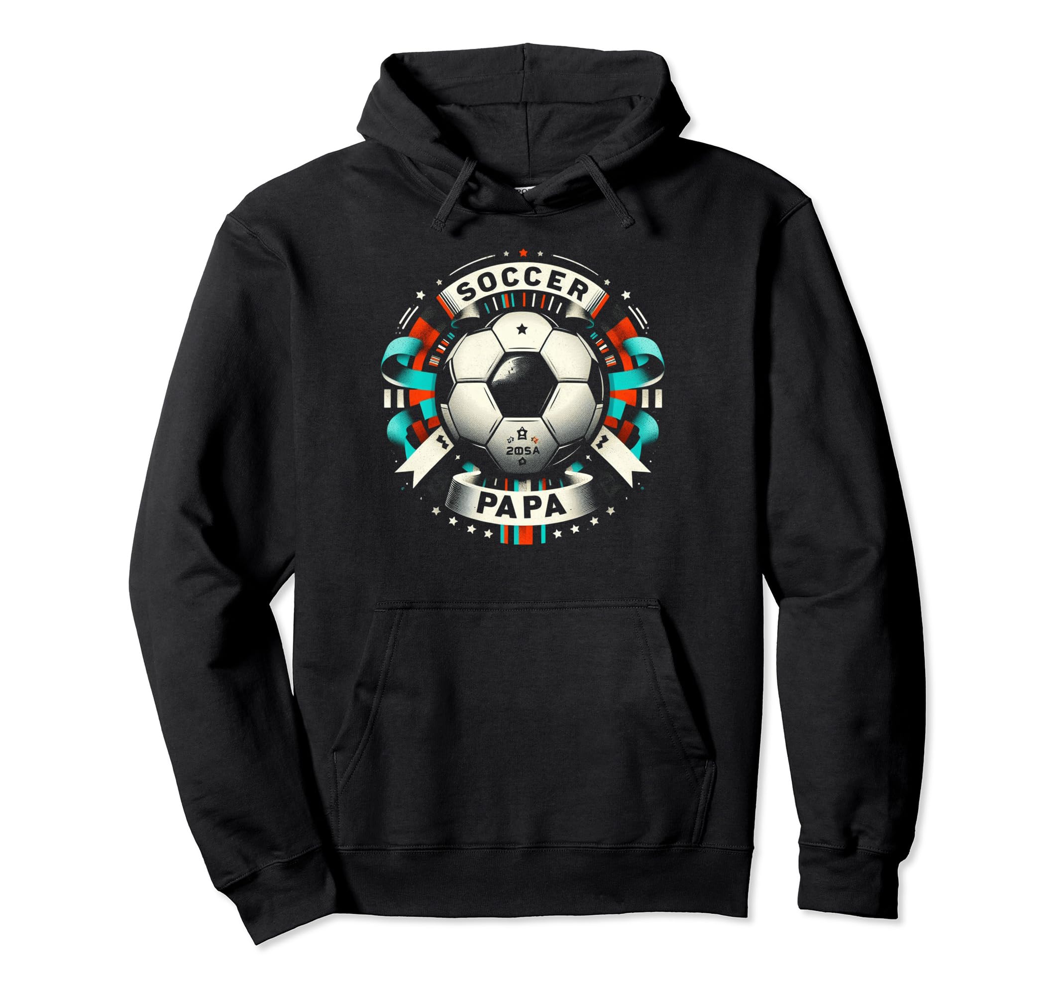 Soccer Papa Family Matching Dad Fathers Day Hoodie - Novelty Apparel Unisex - T-Shirt, Sweatshirt, Hoodie