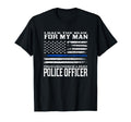 Thin Blue Line Proud Girlfriend Police T-Shirt - Minimalist Print Unisex - T-Shirt, Sweatshirt, Hoodie
