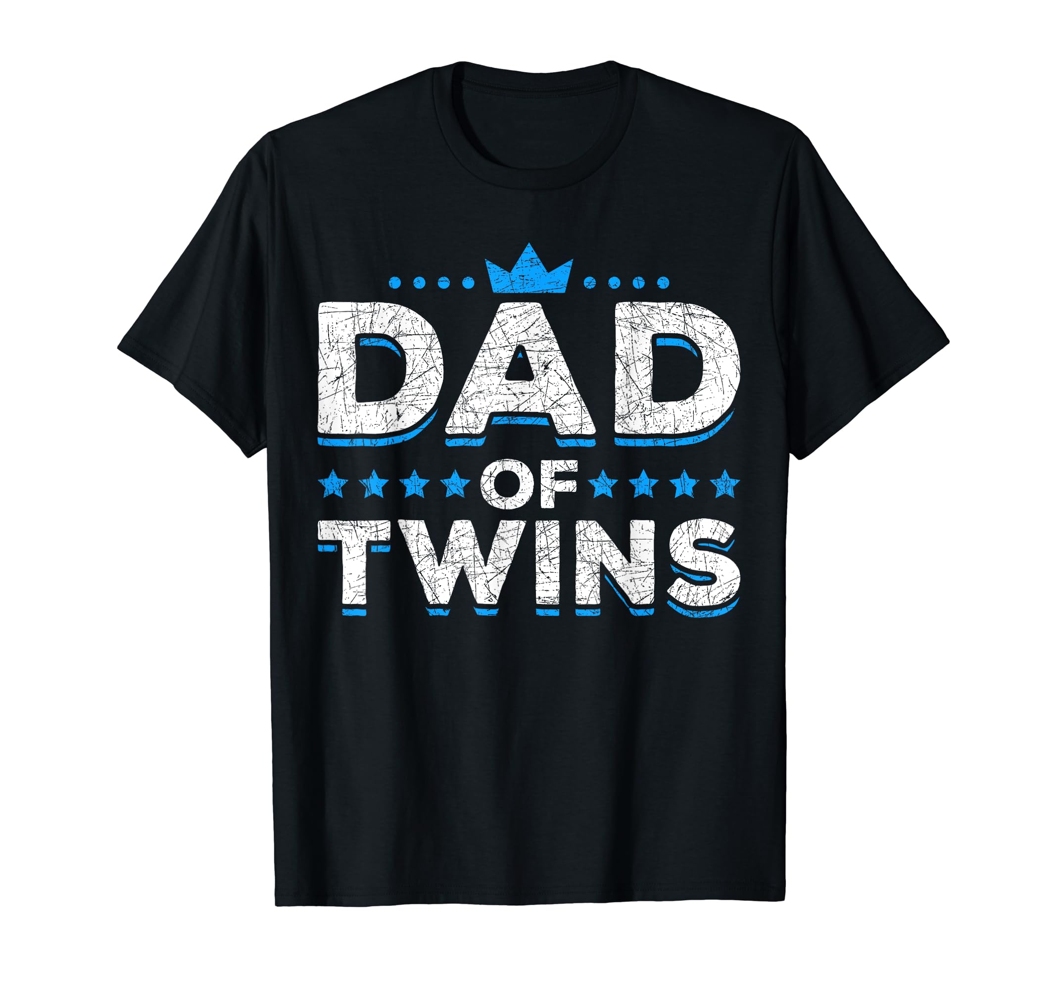 Daddy Fathers Day Dad Twins Father Proud T-Shirt - Minimalist Print Unisex - T-Shirt, Sweatshirt, Hoodie