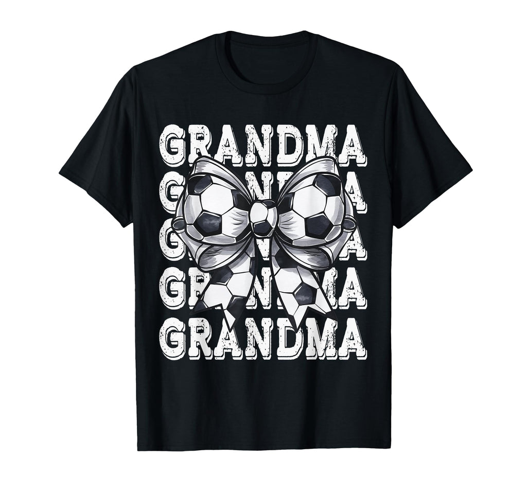 Coquette Soccer Grandma Matching Family T-Shirt - Graphic Print for Adults - T-Shirt, Sweatshirt, Hoodie
