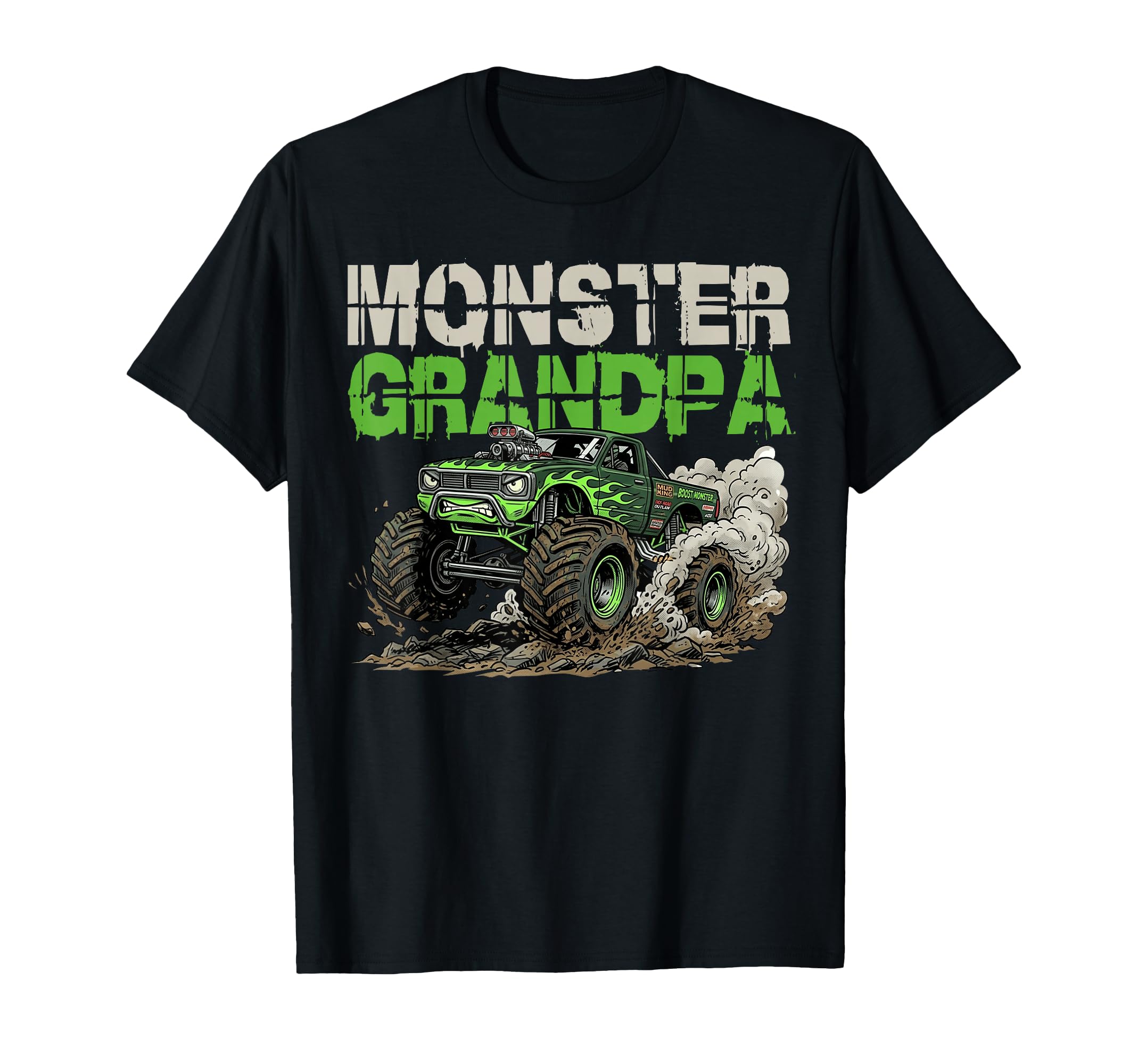Funny Monster Grandpa Monster Truck T-Shirt - Fun Novelty Design Unisex - T-Shirt, Sweatshirt, Hoodie