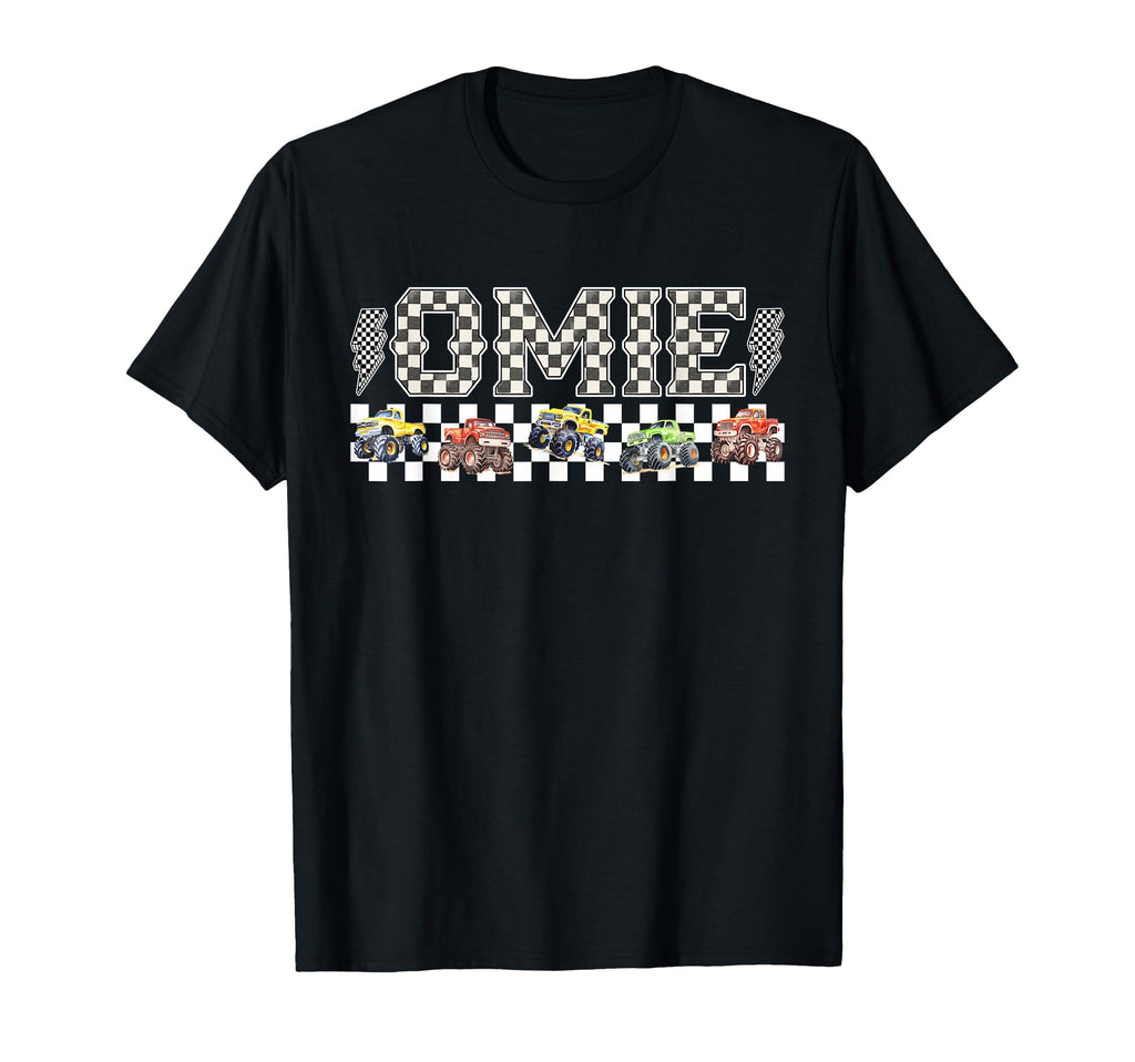 Omie Monster Truck Family Crew Birthday T-Shirt - Aesthetic Graphic Unisex - T-Shirt, Sweatshirt, Hoodie