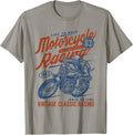 Retro Vintage Style Motorcycle Racing Distressed - Adult & Kids T-Shirts, Sweatshirts & Hoodies apparel design preview 1