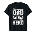 My Father Is My Hero Fathers Day T-Shirt - Novelty Apparel for Adults - T-Shirt, Sweatshirt, Hoodie